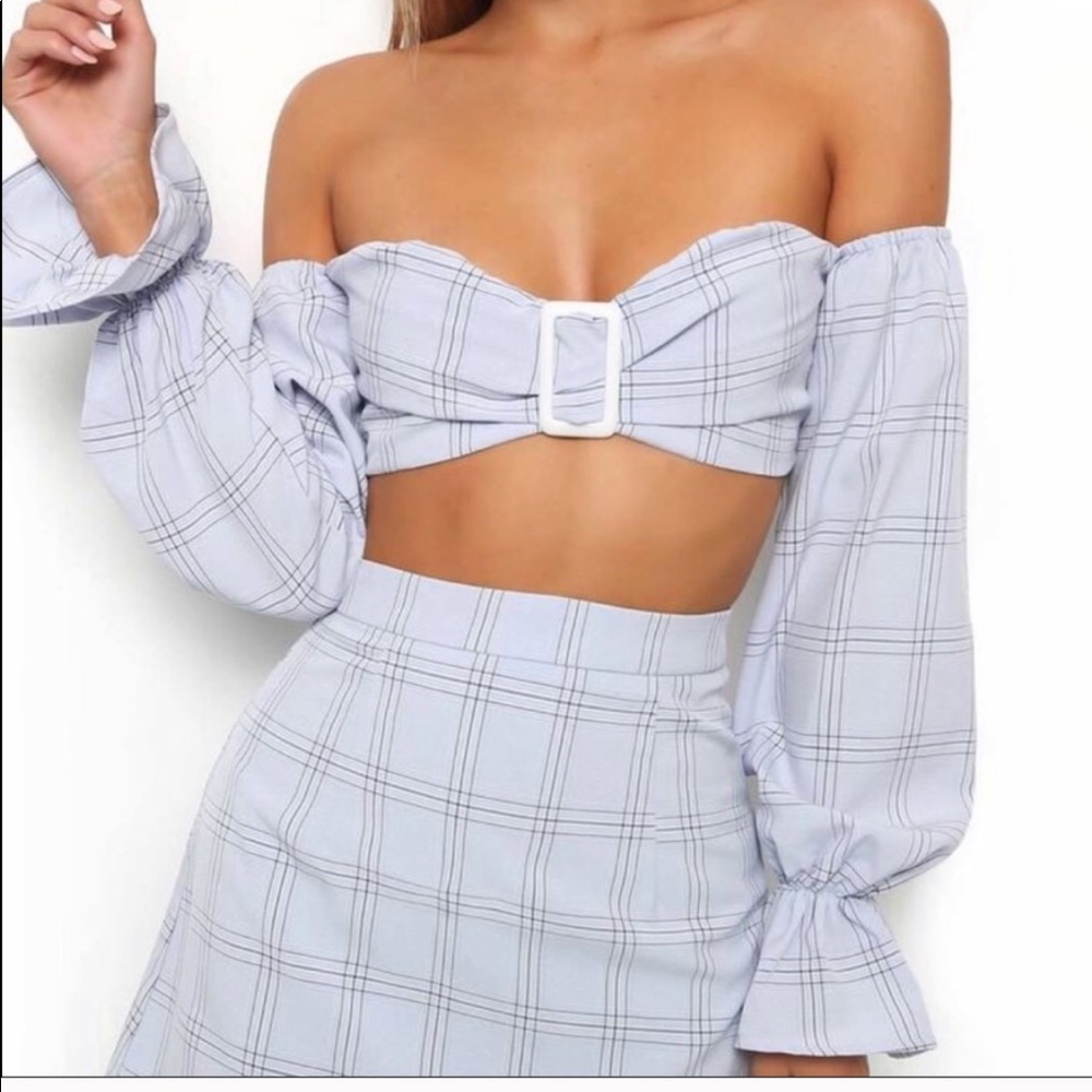 NWT Tiger mist two piece set light blue size m